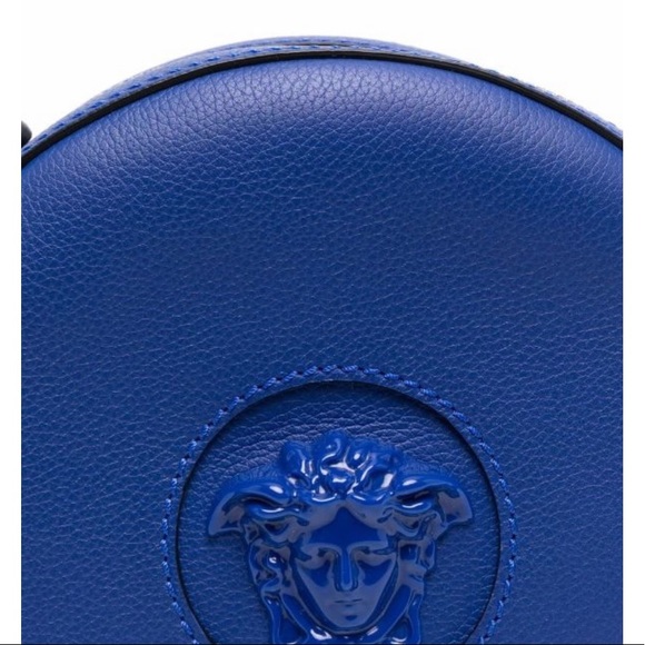 Versace La Medusa Round Camera Bag in Lapis - Picture 4 of 9